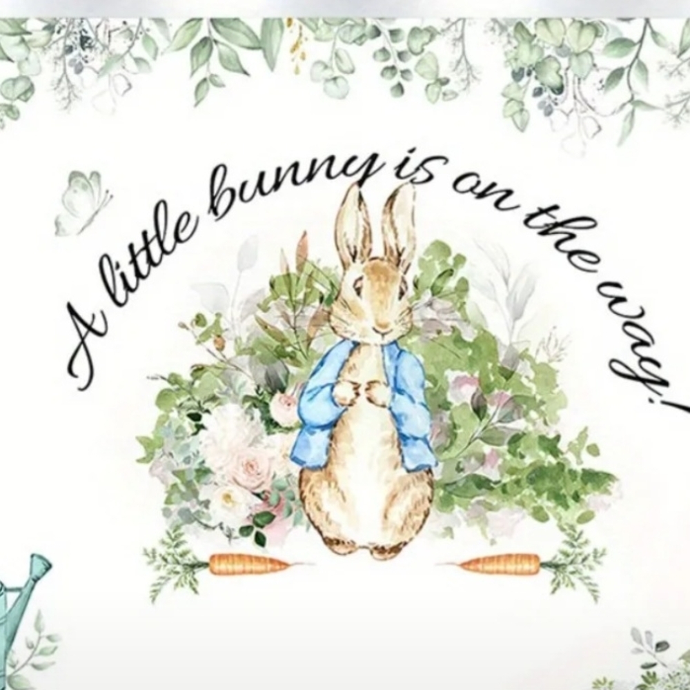 Cute Bunny Wall Art Decor